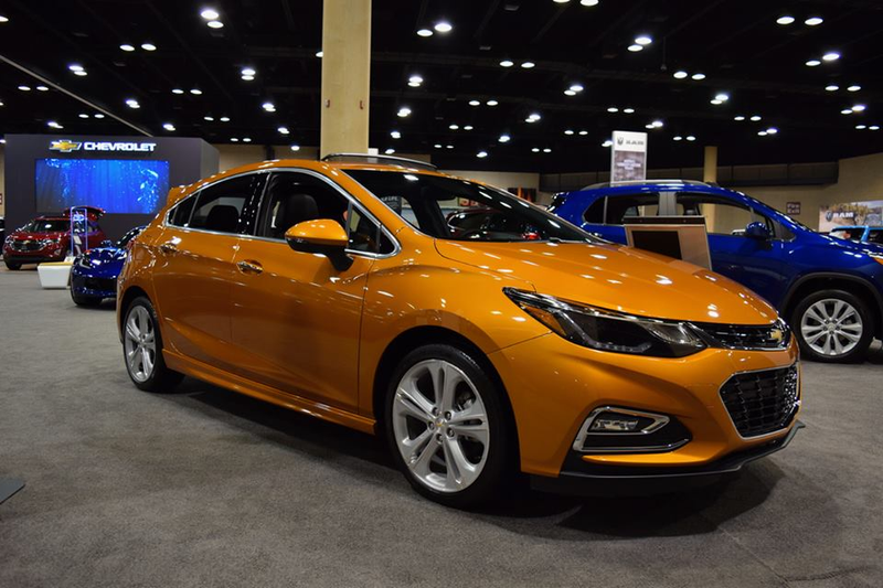 Starting off at Chevrolet, we’re greeted by the Cruze hatch. Call me biased because I love GM, but I found this thing quite surprising. Quality was good and space was very, very good, much better than the Impreza. I’d like to test drive one.
